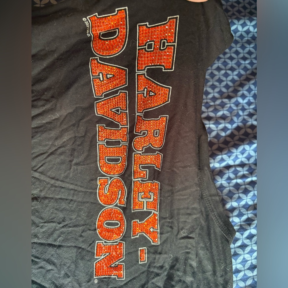 Harley-Davidson Black bling T-Shirt